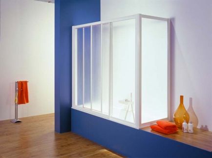Ecrane de baie din sticlă și plastic