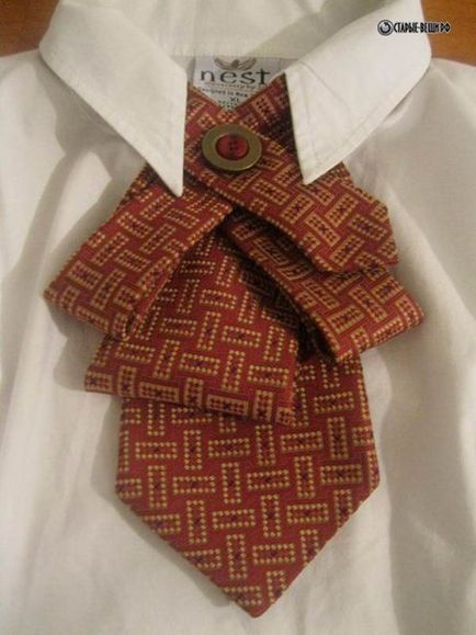 Стильні жіночі коміри з чоловічих краваток (шиття і крій), журнал натхнення рукодільниці