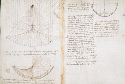 Titkos oldalakat a kézirat Leonardo da Vinci, hogy a világ még nem látott
