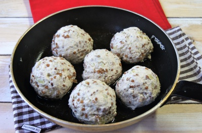 Meatballs cu hrișcă - rețetă pas cu pas cu fotografie cum să gătesc