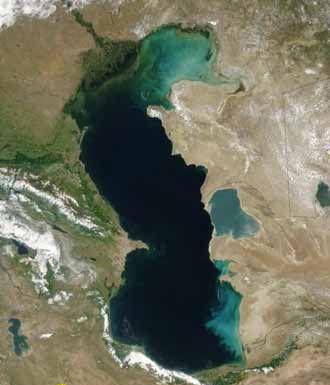 Teritoriul apelor curat - Marea Caspică