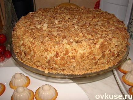 Nedves torta Napoleon - egyszerű receptek