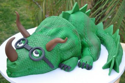 Торт з динозаврами - смачний і оригінальний подарунок