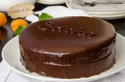 Sacher torta - lépésről lépésre recept fotók