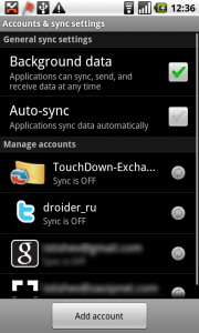 Touchdown - sincronizare Android cu Microsoft Exchange