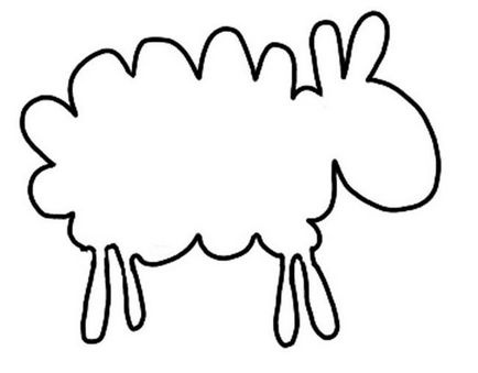 Трафарети на вікна до нового 2015 році овечки та кози, новинний портал втему - завжди корисна