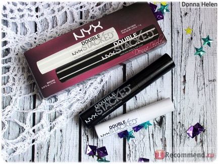 Mascara mascara Nyx dublu stivuită - 