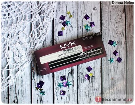 Mascara mascara Nyx dublu stivuită - 