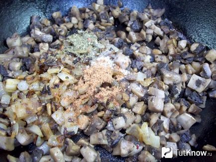 Carne de vită din bucătăria ucraineană cu ciuperci