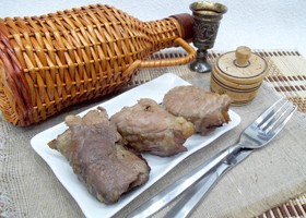 Carne de vită din bucătăria ucraineană cu ciuperci