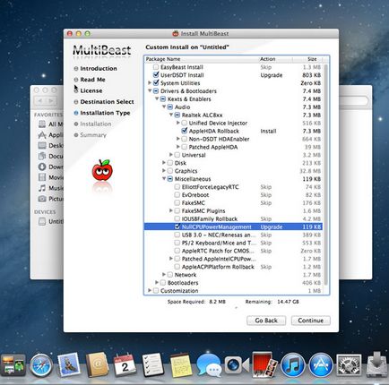 Instalarea mac OS x pe virtualbox este un site portabil!