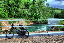 Bicicleta tourer din Ufa - Velkophod de Ufa - rezervor de apă Pavlovsky