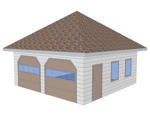 Tipuri de acoperișuri, clădire-nnp