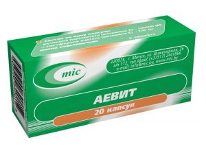 Vitamine Aevit pentru refacerea sprâncenelor și a genelor