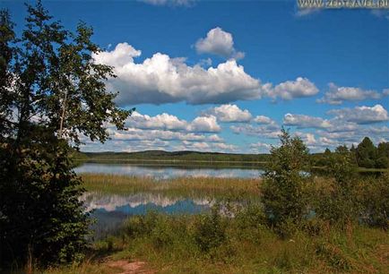 Cascade albe pe apă, republica Karelia, Rusia