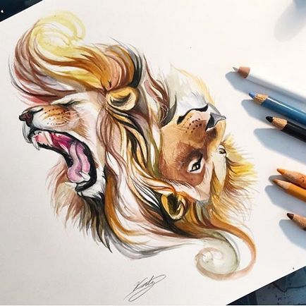 Magic animale acuarelă ilustrații katy Lipscomb - Fair Masters - manual,