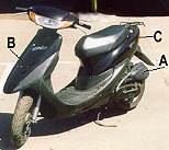 Scooter furat