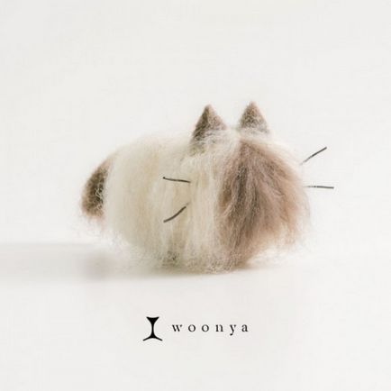 Woonya чарівні японські котики з вовни