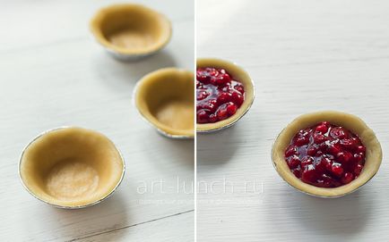 Berry kosarak áfonyával - lépésről lépésre recept fotók