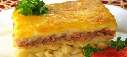 Paste Casserole - rețete în cuptor, cuptor cu microunde și multivark cu carne tocată, ou, brânză sau