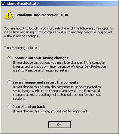 Protect Nyilvános számítógépek Windows állandósult, 2. rész