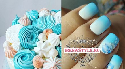 Marshmallow Nail Design 2018 fotó finom ötlet (a manikűr mályvacukor) Marshmallow Nail Design 2018 fotó édes ötletek
