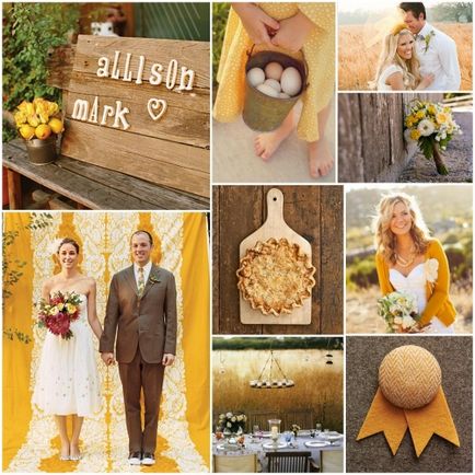 Galben culoare galben de soare și de căldură pe nunta ta, nunta frumoasa, originale, neobișnuite,