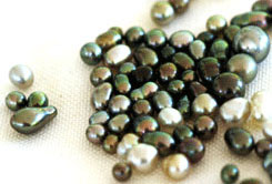 Pearl margele - râu, mare, perla neagră și soiuri de margele, bijuterie