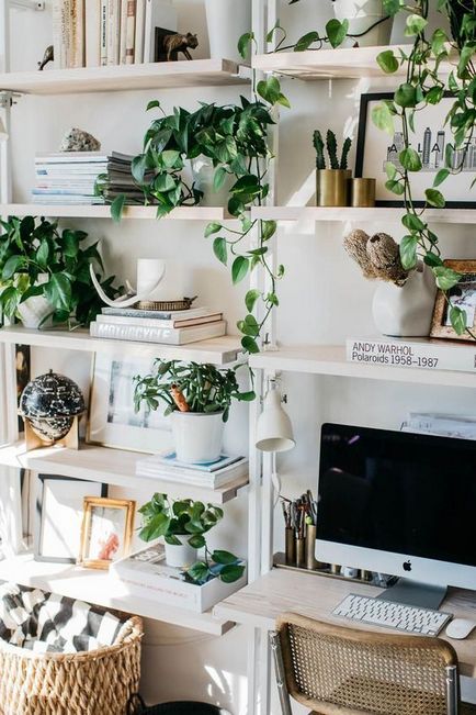 10 Inspirând idei despre cum să decorați frumos o zonă de lucru