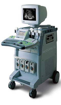 Accuvix xq este un scaner cu ultrasunete de clasă expert (medison)