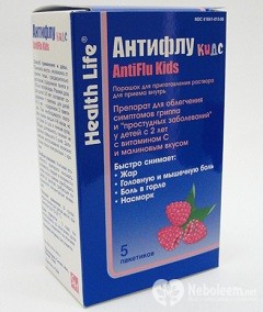 Antiflu gyerekek - használati utasítás, valódi bizonyíték, analógok