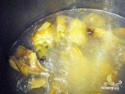 Artichoke marinate - rețetă pas cu pas cu fotografie pe