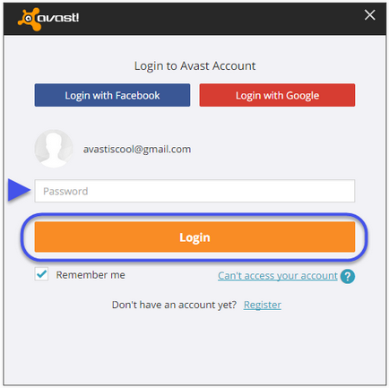 Avast faq, service și suport tehnic, sincronizarea parolei avast parole