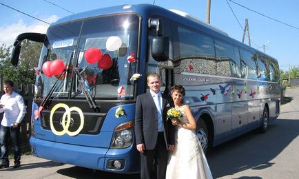 Автобус на весілля - замовлення, оренда в Санкт-Петербурзі