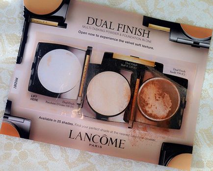 Blondycandy blog compact pulbere lancome duble finisaj pulbere versatil machiaj - blog blondycandy