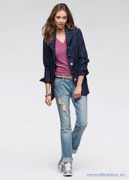 Crossfashion group - як модно носити джинси взимку приклади з подіуму і колекцій бюджетних марок