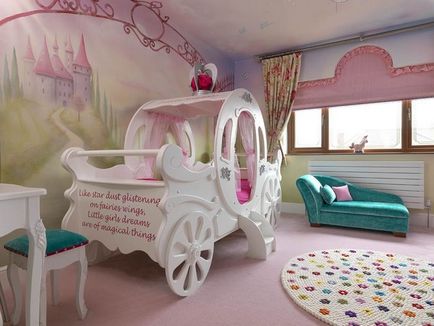 Proiectarea și aspectul camerei pentru fetiță
