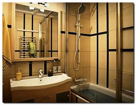Дизайн звичайній ванні кімнати в квартирі варіанти оформлення