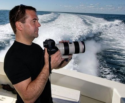 Dmitri Medvedev ca fotograf
