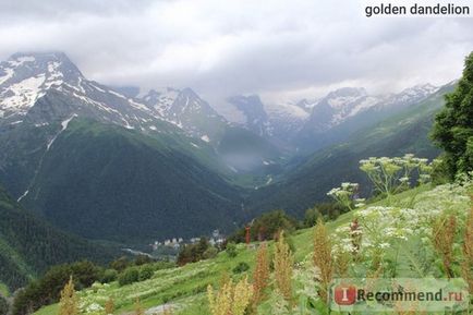 Dombay, Karachay-Cserkesz, Oroszország - „Dombai 2015 legszebb hegyei Oroszországban! Mi van itt a nyár