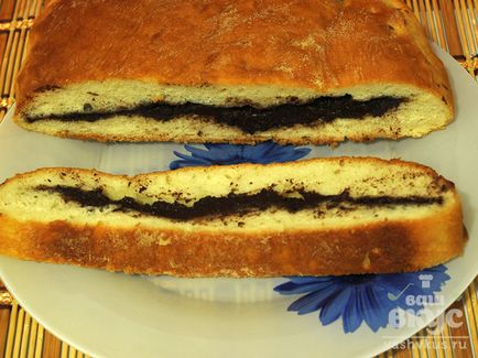 Élesztő torta cseresznye (lépésről lépésre recept fotók)