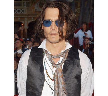 Johnny Depp poarta ochelari de raze-ban optica magazin online