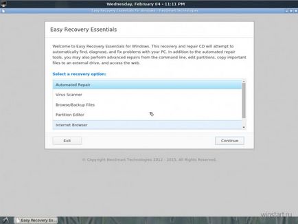 Easyre windows 10 recovery iso