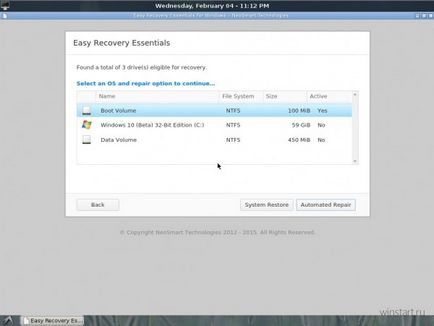 Easyre windows 10 recovery iso