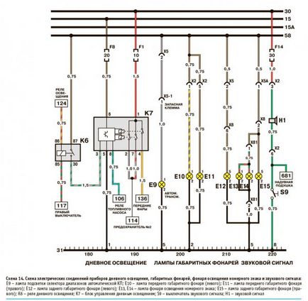 Electroscheme de nexia (daewoo nexia) - circuite de echipament electric