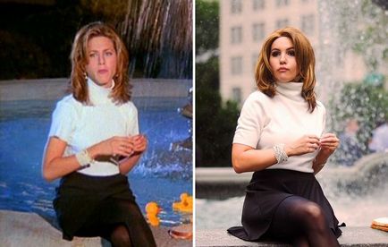 Această fată a decis să repete 10 imagini ale lui Jennifer Aniston din serialul 