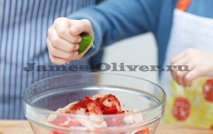 Fajitas csirkével - recept Jamie Oliver gyerekeknek