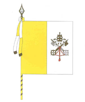 Прапор, герб і печатку, Ватикан - держава град Ватикан