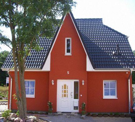 Фото фарбування будинку - гарний колір фасаду або як пофарбувати будинок в 2016 році (з фото)
