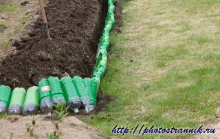 Фотостраннік - друге життя пластиковій пляшці або газонні бордюри з пет